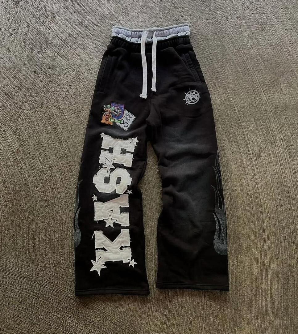 Pantalon streetwear à logo
