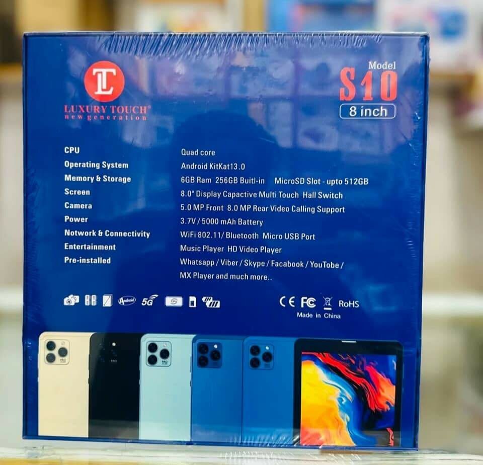 Tablette Educative 8 pouces 8GB ram 512 interne