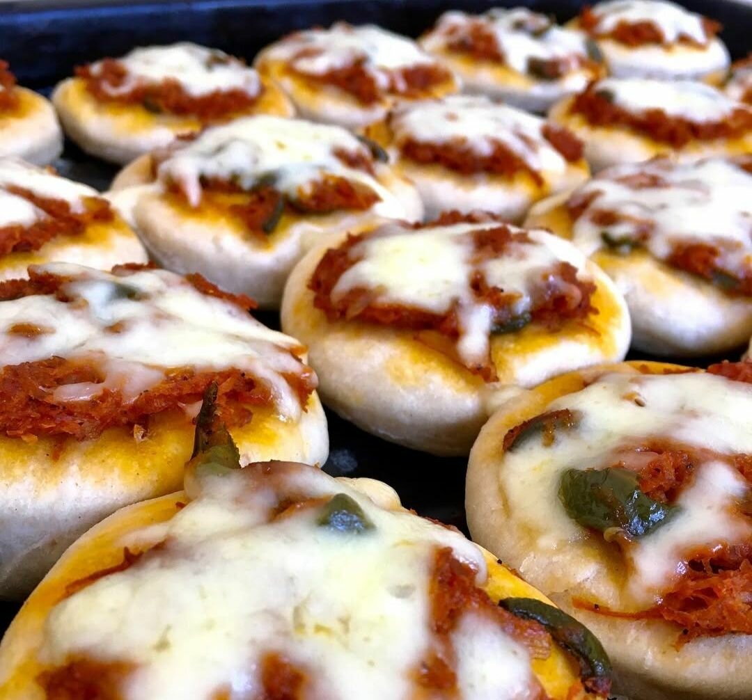 Mini-pizza poulet