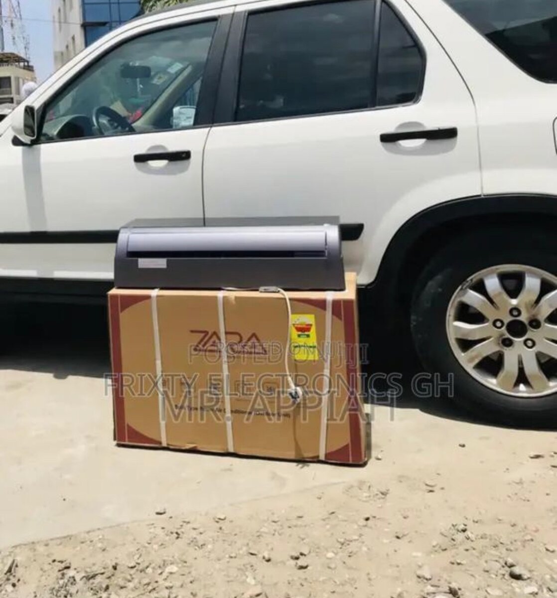 Flash Cooling Black Zara Ac 1.5 Hp R410 Mirror