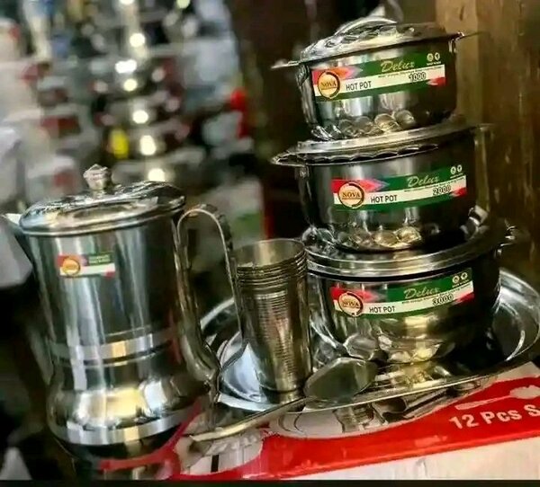 Batterie de cuisine en inox Korkmaz