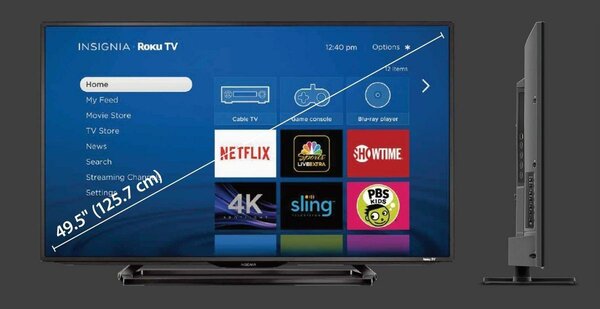 Téléviseur INSIGNIA Roku TV 49,5'' 4K