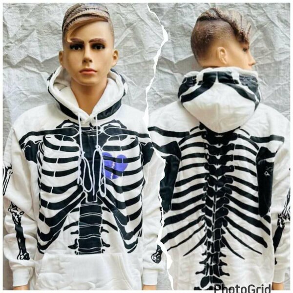 Sweat-shirt à capuche style urbain