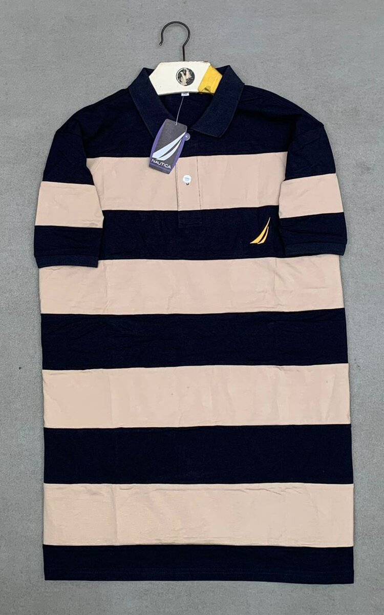Polo homme rayé élégant