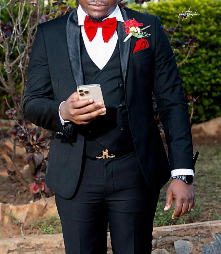 black children's suit