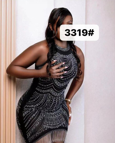 Robe élégante à paillettes