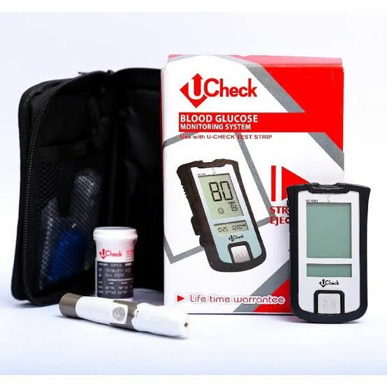 UCHECK GLUCOMETER WITH 10 STRIPS
