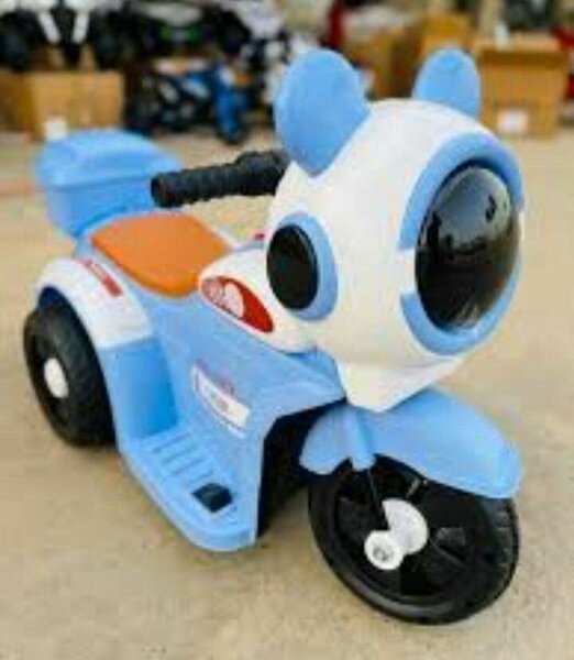 Moto enfant électrique bleu