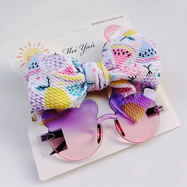 Lunettes en forme d´ourson+ bandeau