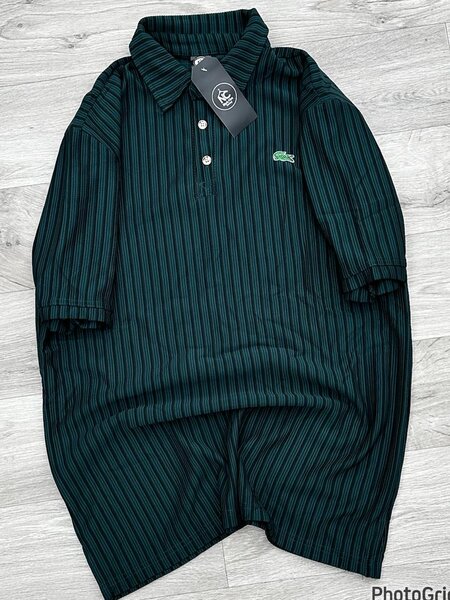 Chemise Polo à Rayures Homme