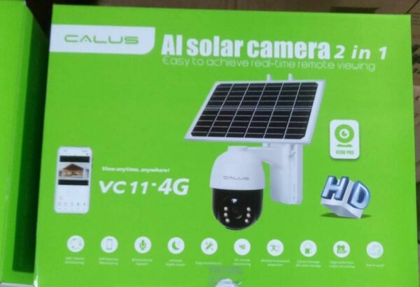 Caméra solaire AI 2 en 1 HD