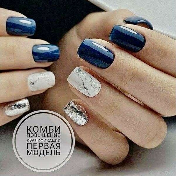 Vernis à ongles combiné élégant