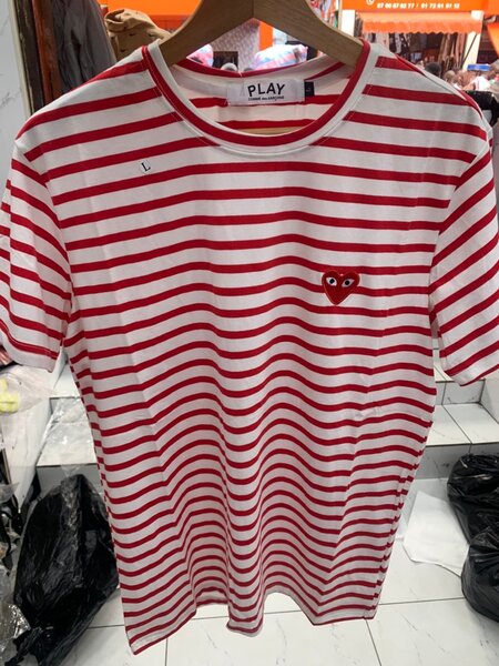 T-shirt rayé cœur PLAY