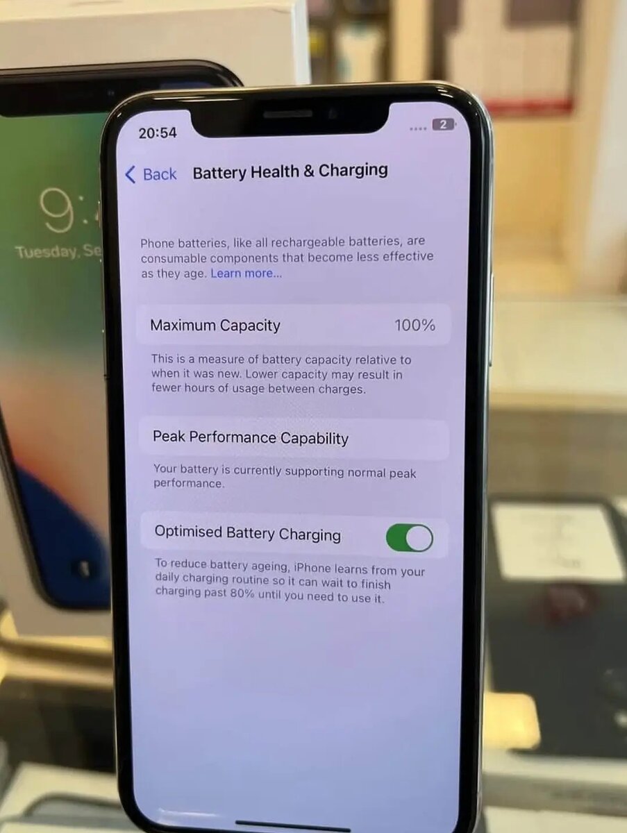 iPhone X 64GB Argent Neuf