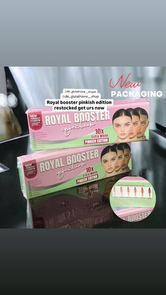 Royal booster skin whitening injection