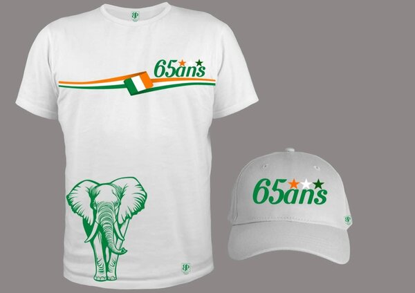 T-shirt et Casquette Côte d'Ivoire