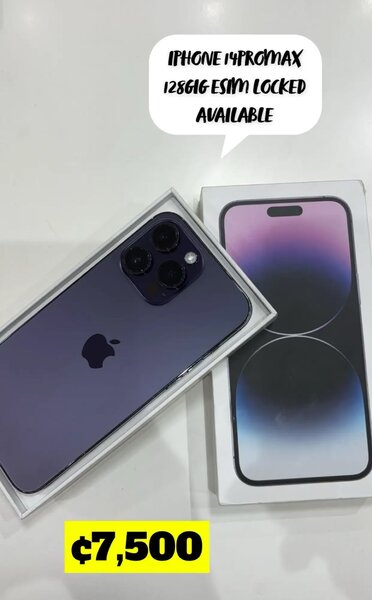 iPhone 14 pro max locked 128gb