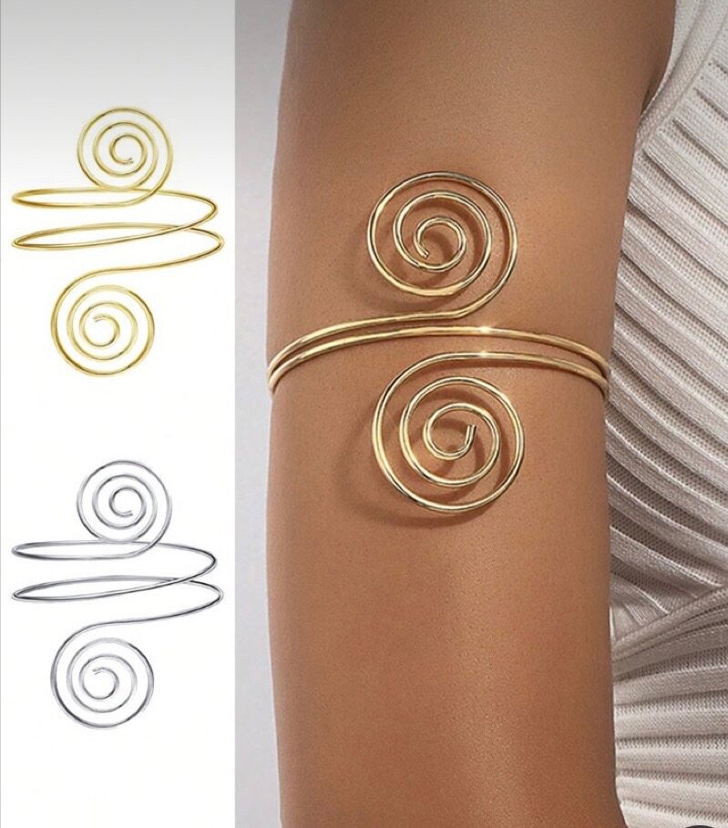 Bracelet de bras spirale élégante