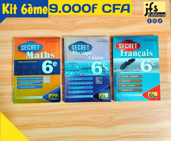 Kit Scolaire 6ème Secret