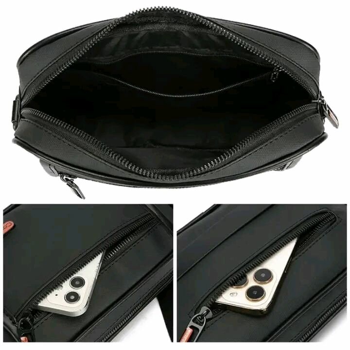 Sac bandoulière homme noir