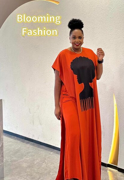 Robe maxi élégante imprimé