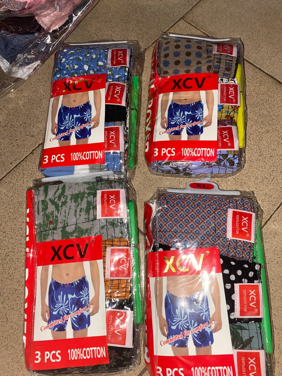 Caleçons homme en coton 3PCS