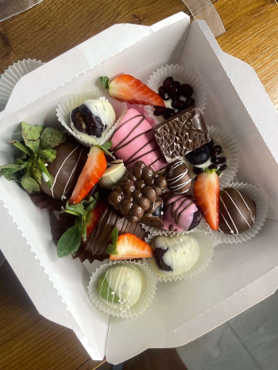 Клубника в белгийском шоколаде