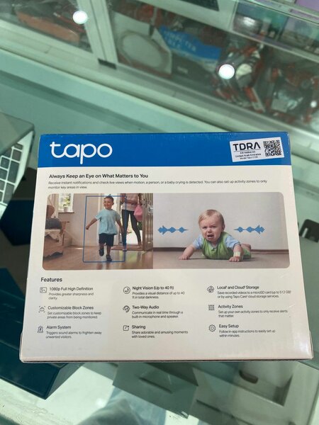 Tapo Caméra Sécurité Wi-Fi HD