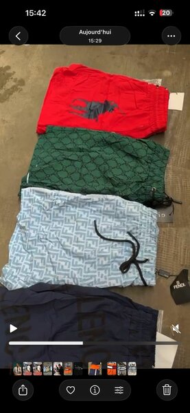 Shorts d'été colorés pour hommes