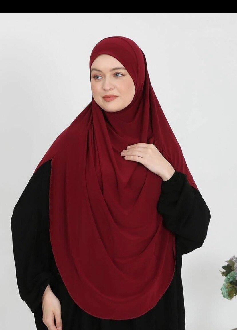 Hijab élégant en soie