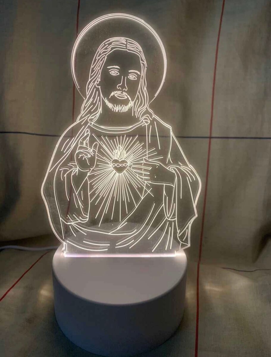 Lampe LED Veilleuse Jésus