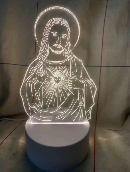 Lampe LED Veilleuse Jésus