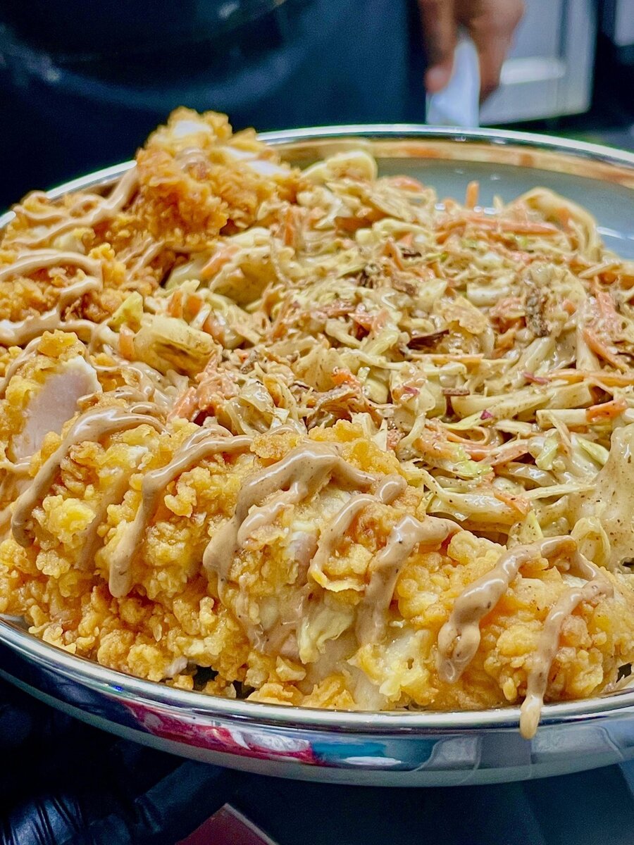 Salade de chou avec poulet