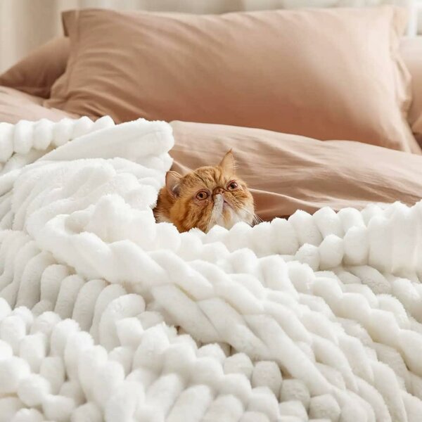 Couverture peluche douce