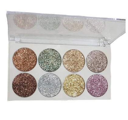 8 Color Glitter Palette