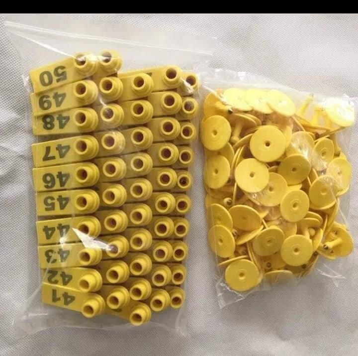 Packs of 50s numbered 1-50 for goats/sheep/pigs