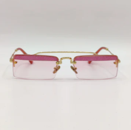 Frameless Girl fashion Sunglasses