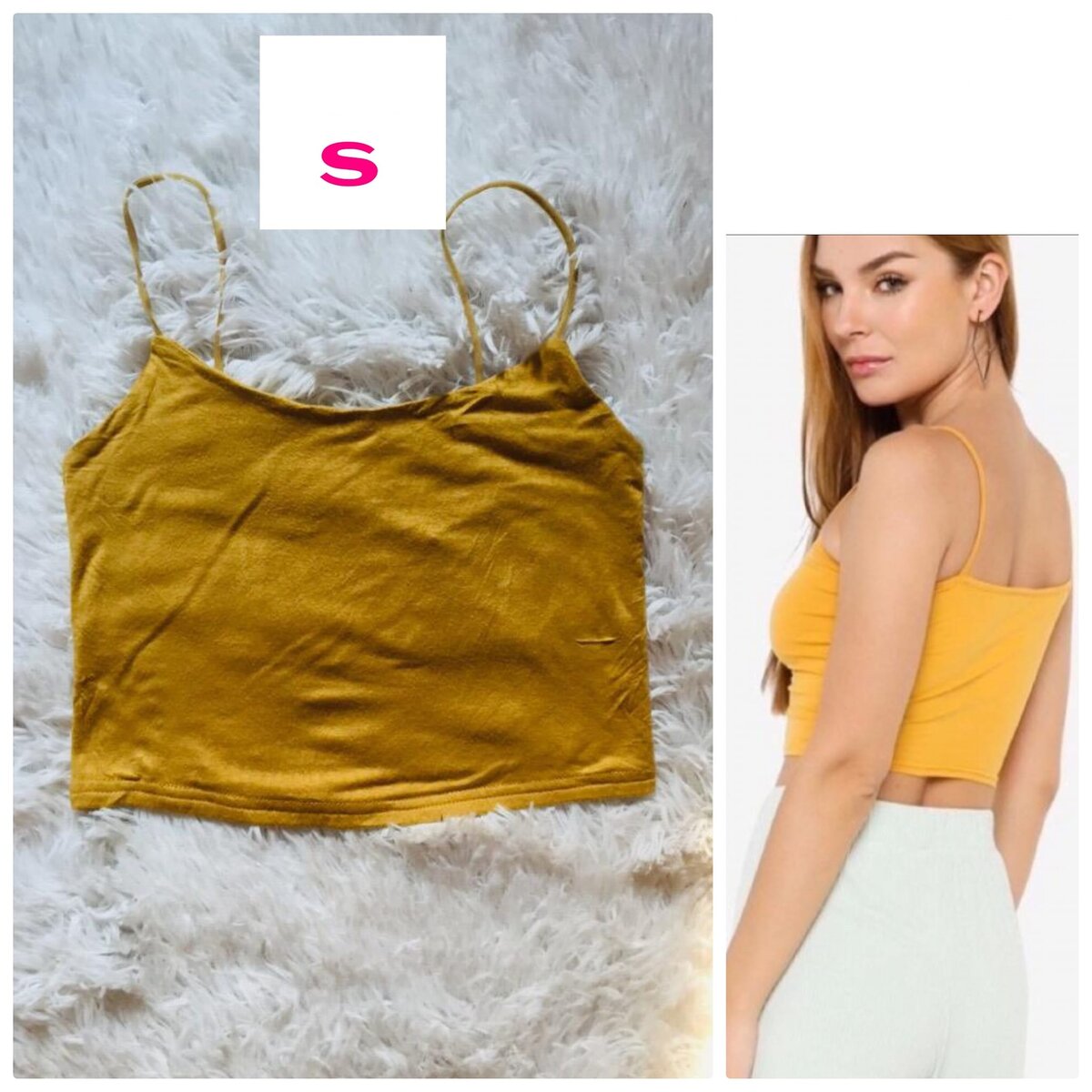 Salaula crop tops and tops
