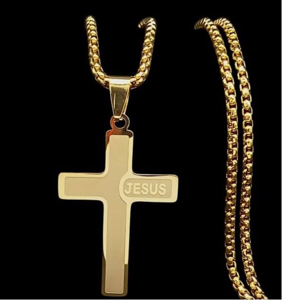 Collier Croix en Or Jésus
