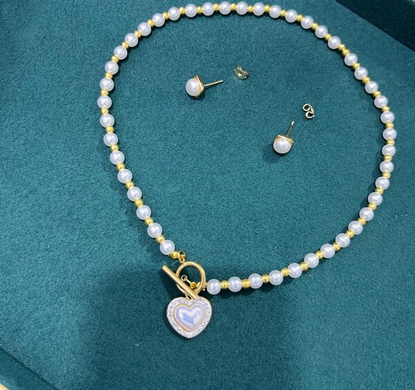 Necklaces and earrings