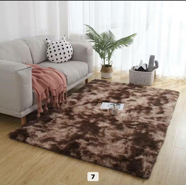 Tapis peluche moderne