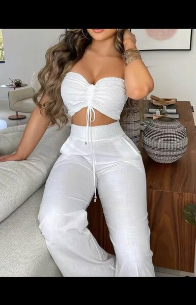 Ensemble Bandeau Blanc Femme