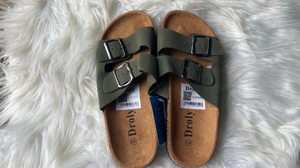 Sandales confortables en cuir