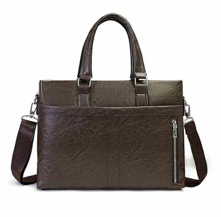Leather Laptop Briefcase