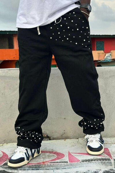 Pantalon streetwear perles