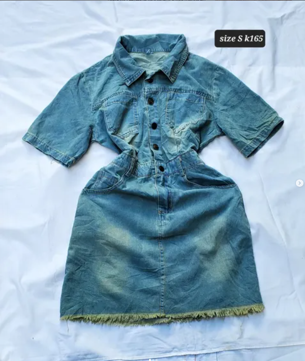denim dress