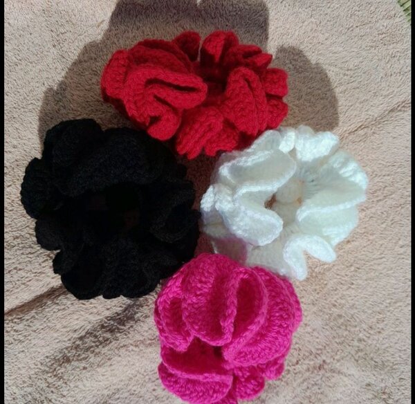 Chouchous en laine colorés