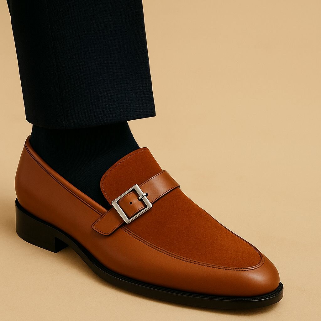 Mocassins en cuir élégant