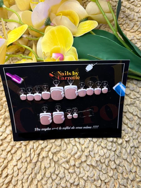 Ongles Press-Ons Roses