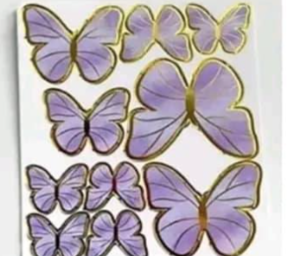 Artificial Butterflies for decorating cakes